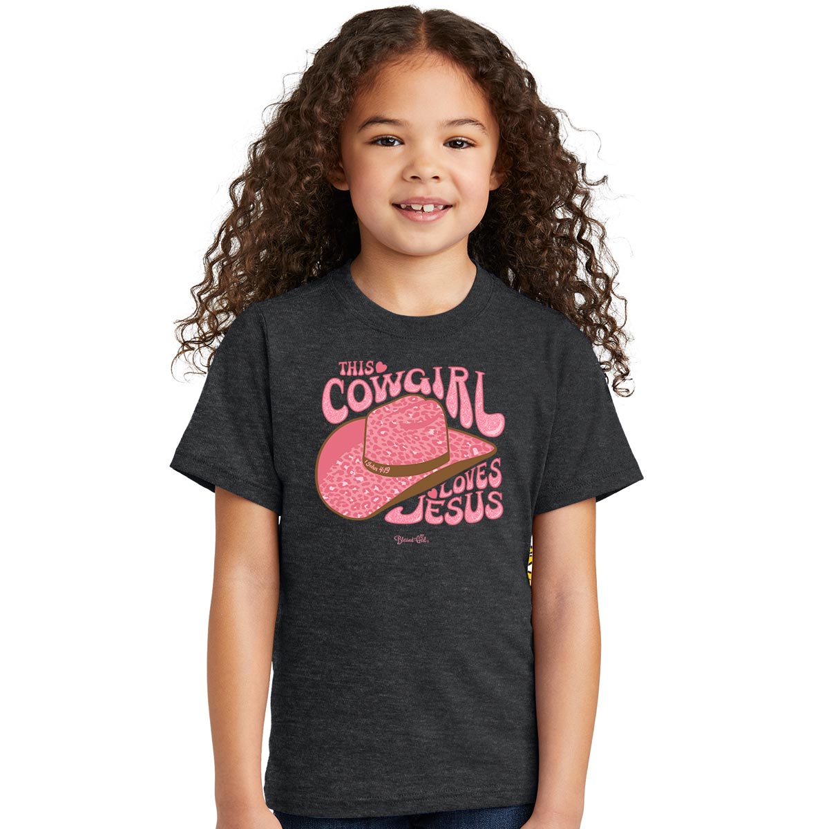 This Girl Loves Jesus Kids T Shirt