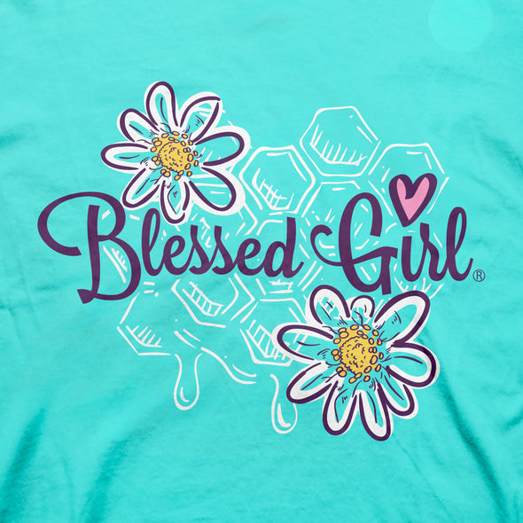 Blessed Girl Womens T-Shirt Honey