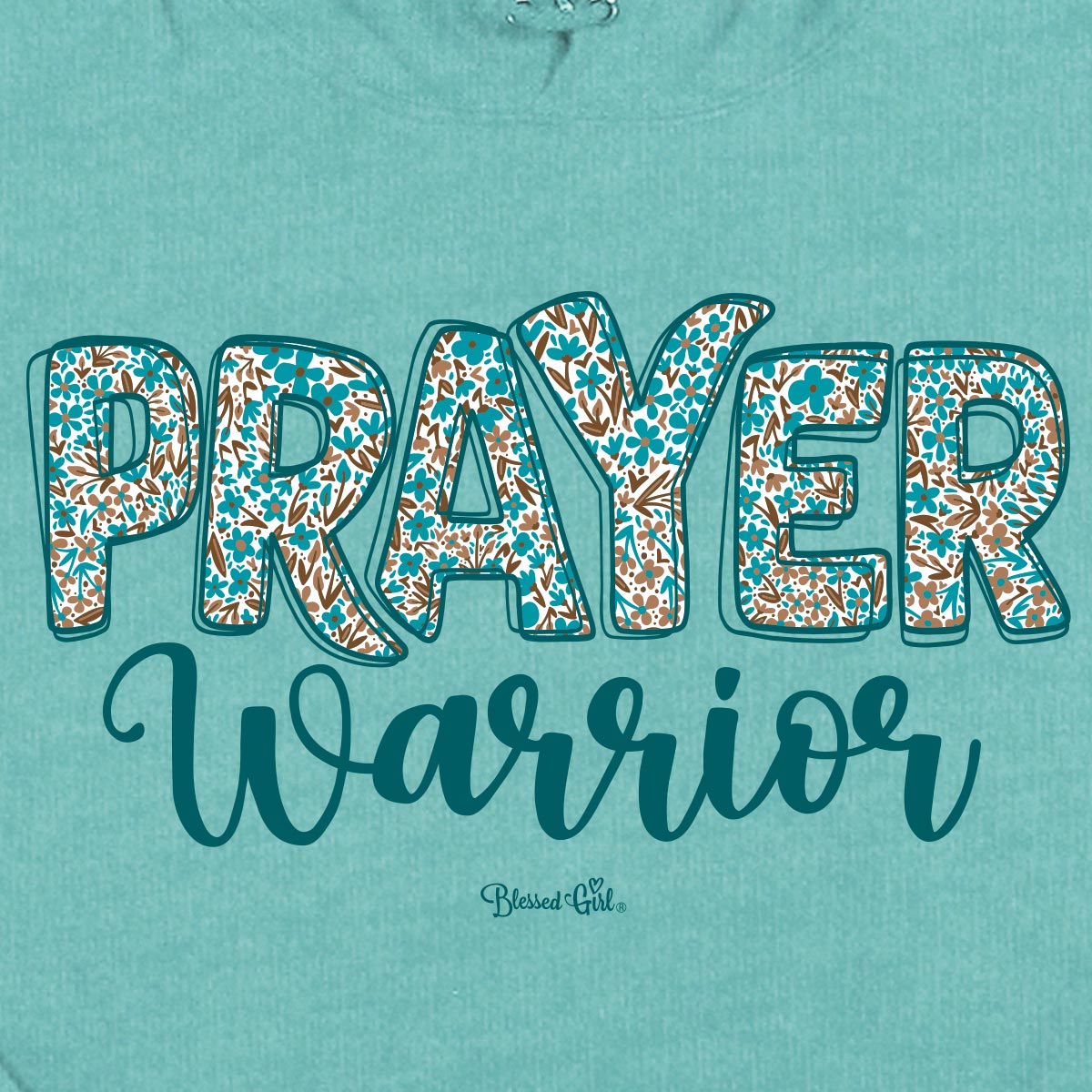 Blessed Girl Womens Hooded Sweatshirt Prayer Warrior