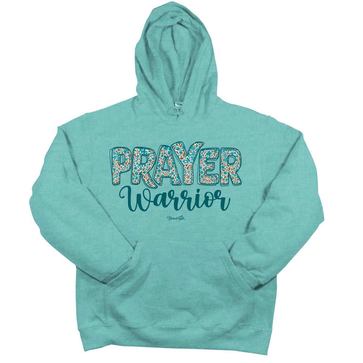 Blessed Girl Womens Hooded Sweatshirt Prayer Warrior