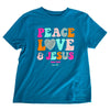 Blessed Girl Kids T-Shirt Peace Love Jesus