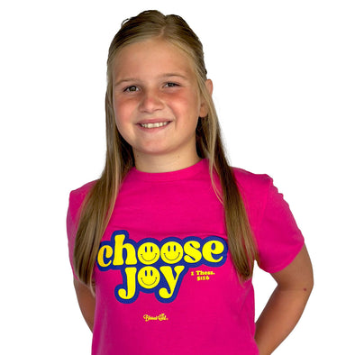 Blessed Girl Kids T-Shirt Choose Joy