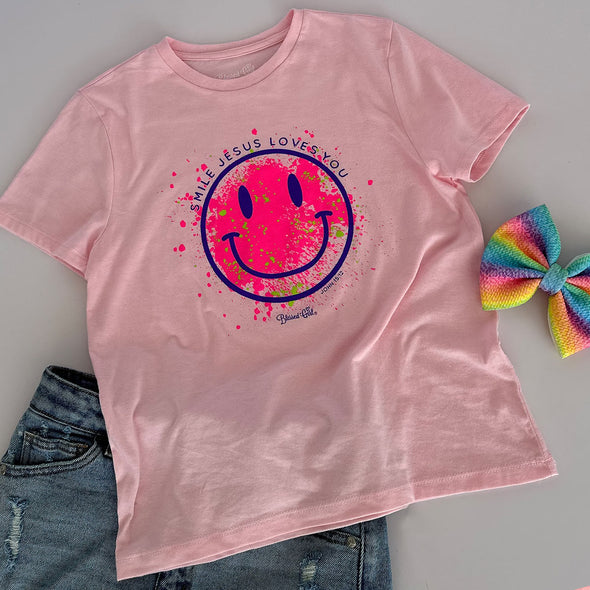 Blessed Girl Kids T-Shirt Smile Jesus