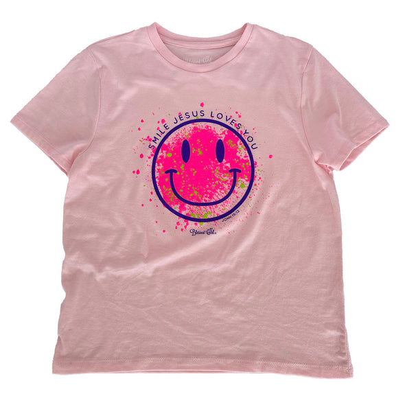 Blessed Girl Kids T-Shirt Smile Jesus
