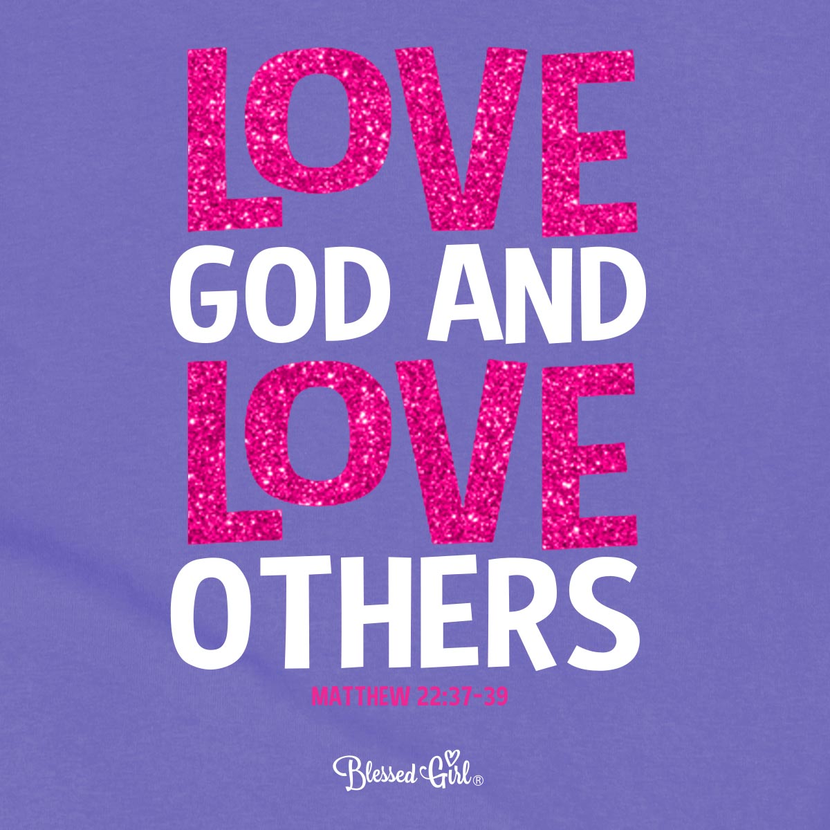 Blessed Girl Kids T-Shirt Love God