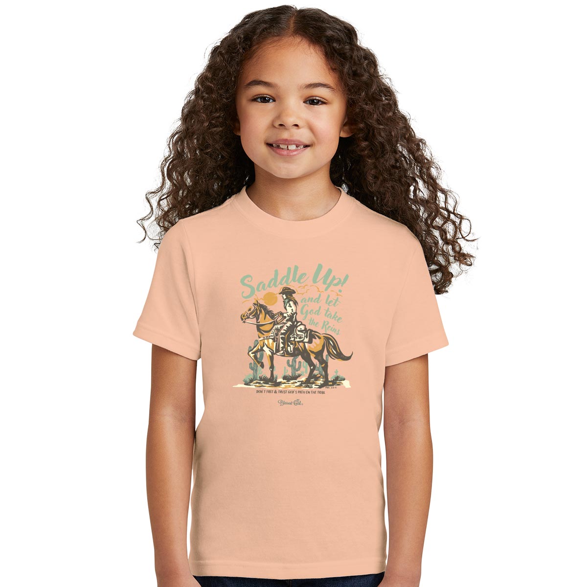 Trust God and Child Kids Sweatshirt Trust God and Child Kids Sweatshirt