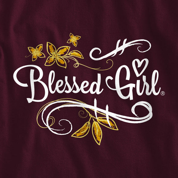 Blessed Girl Womens Long Sleeve T-Shirt God Of Hope