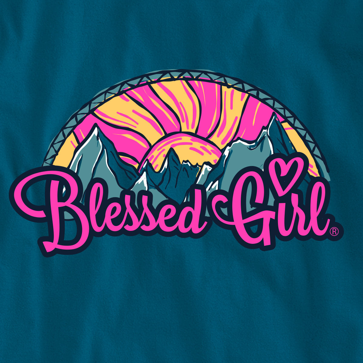 Blessed Girl Womens Long Sleeve T-Shirt Let All Creation Rejoice