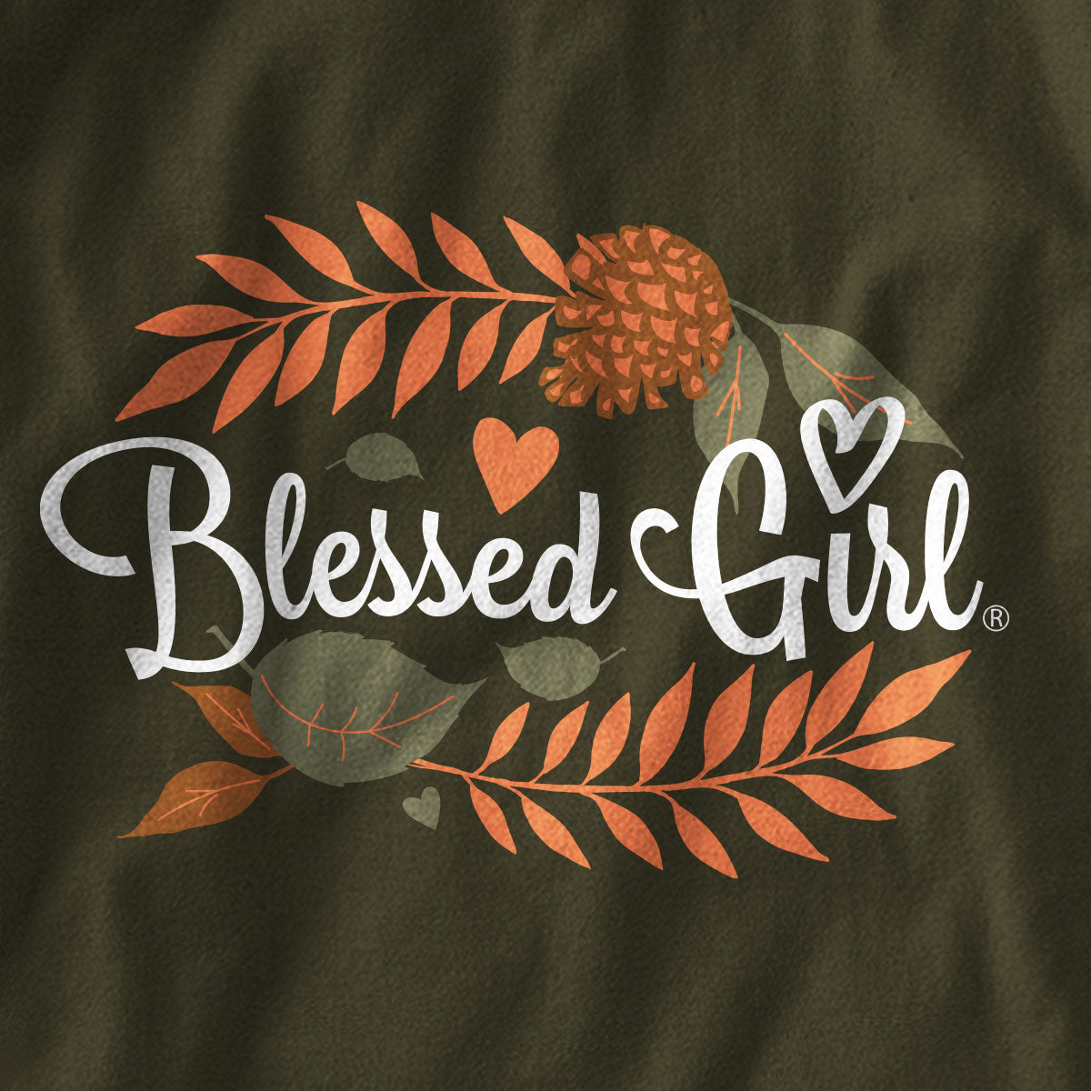 Blessed Girl Womens Long Sleeve T-Shirt Trust In The Lord