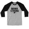 Blessed Girl Womens Raglan T-Shirt Mama Strong