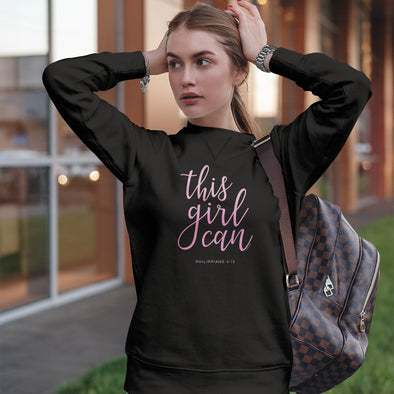 Blessed Girl Womens Sweatshirt This Girl