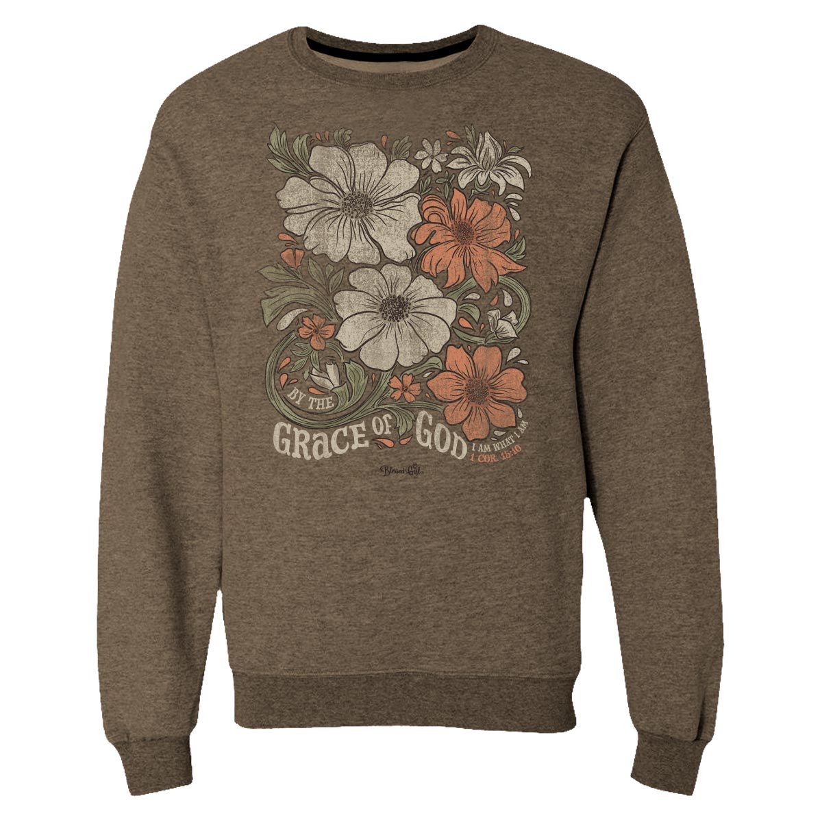 Blessed Girl Womens Sweatshirt Grace Of God