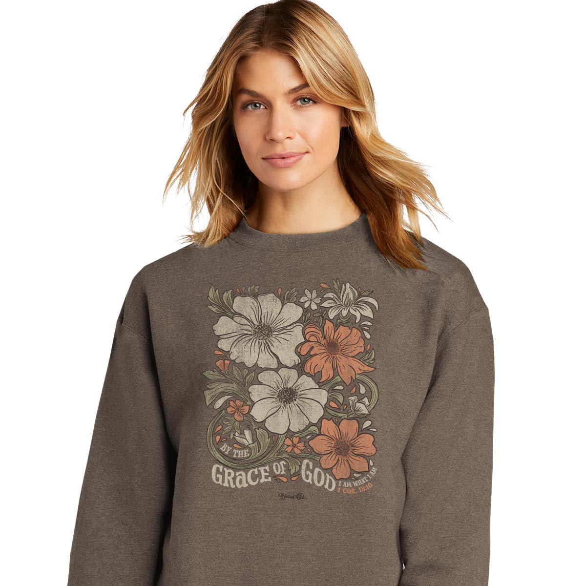Blessed Girl Womens Sweatshirt Grace Of God