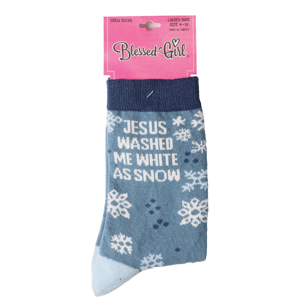 Blessed Girl Womens Socks Snow