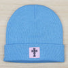 Blessed Girl Womens Boyfriend Beanie Big Cross