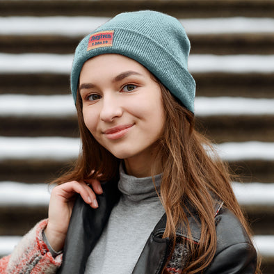 Blessed Girl Womens Boyfriend Beanie Forgiven