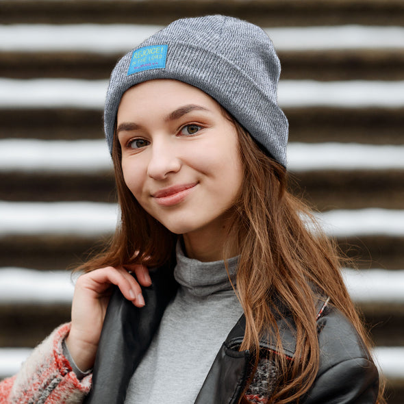 Blessed Girl Womens Boyfriend Beanie Rejoice