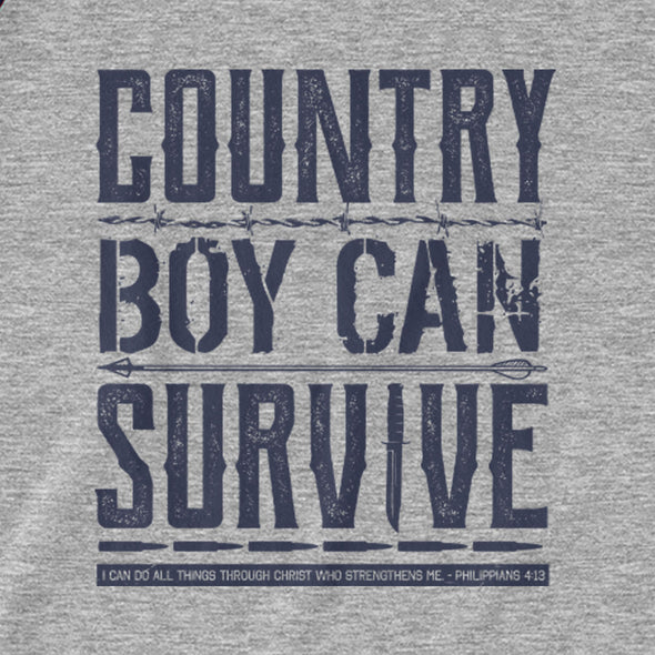 Light Source Mens Raglan T-Shirt Country Boy