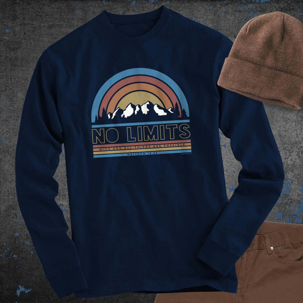 Light Source Mens Long Sleeve T-Shirt No Limits