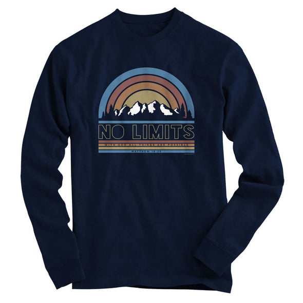 Light Source Mens Long Sleeve T-Shirt No Limits