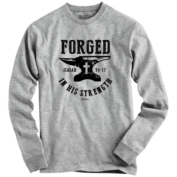 Light Source Mens Long Sleeve T-Shirt Forged