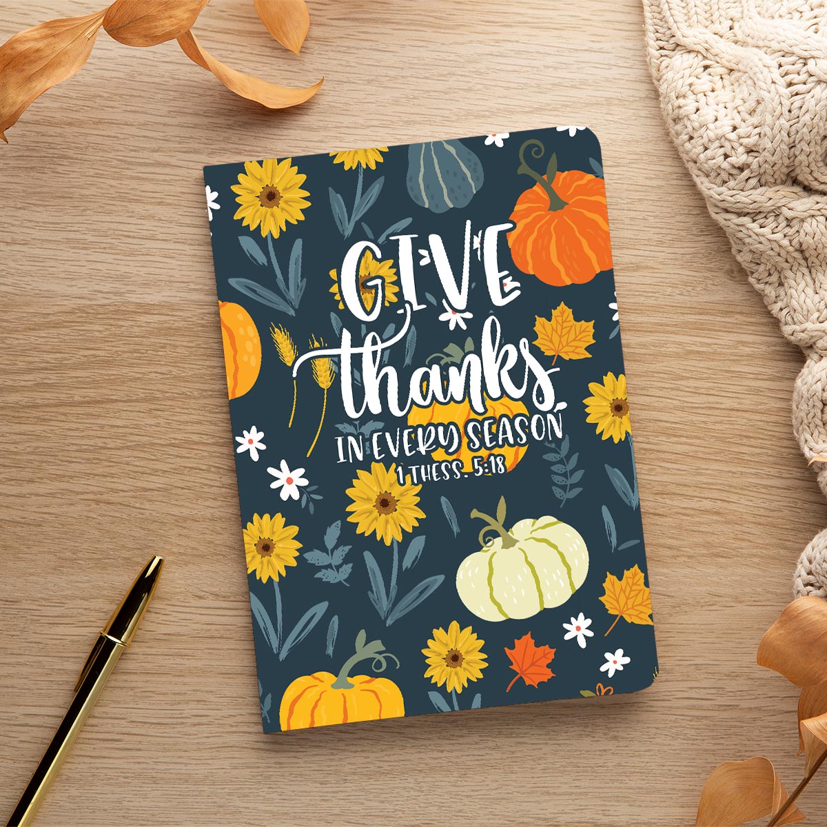 Blessed Girl Womens Paperback Journal Give Thanks