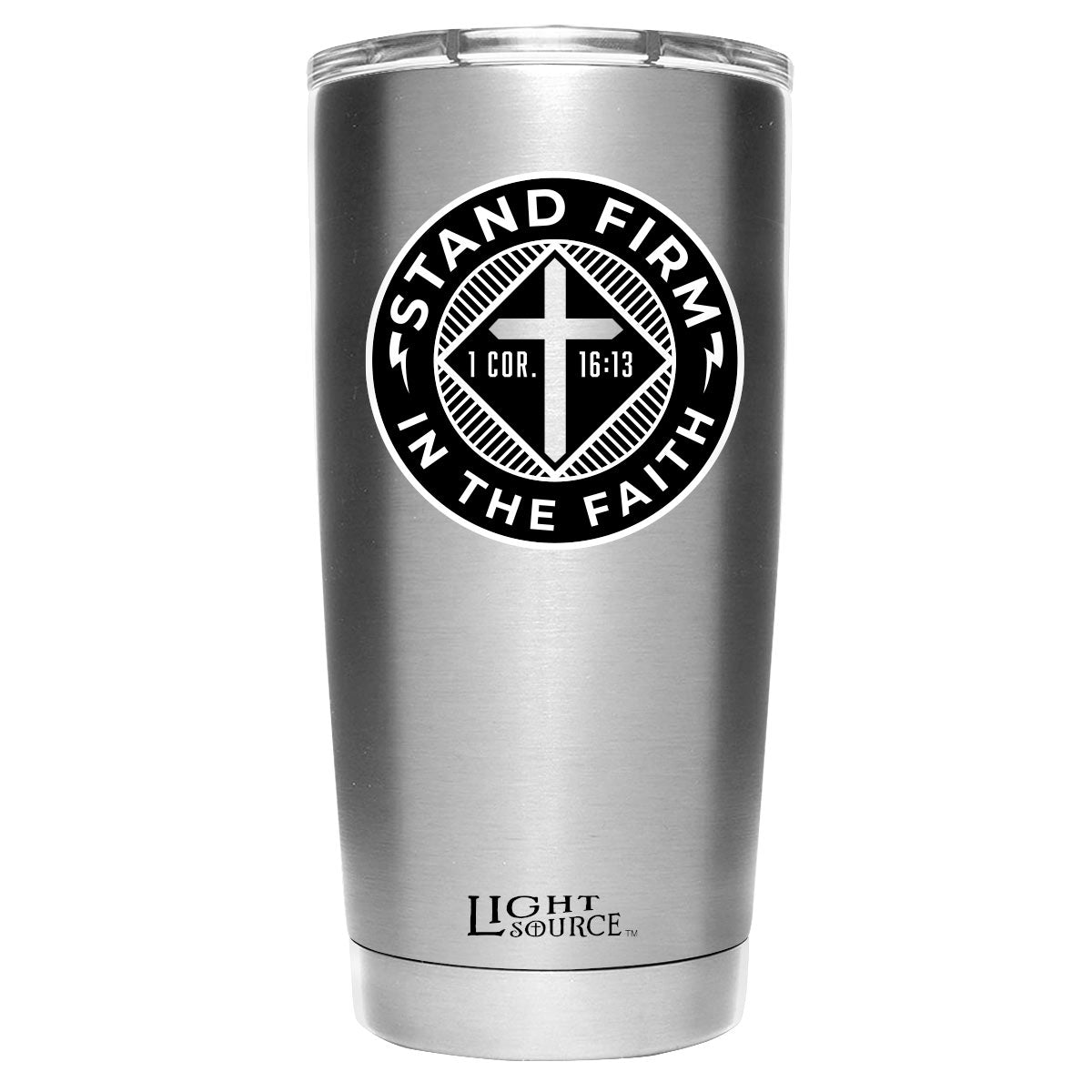 Light Source 20 oz Stainless Steel Tumbler Stand Firm