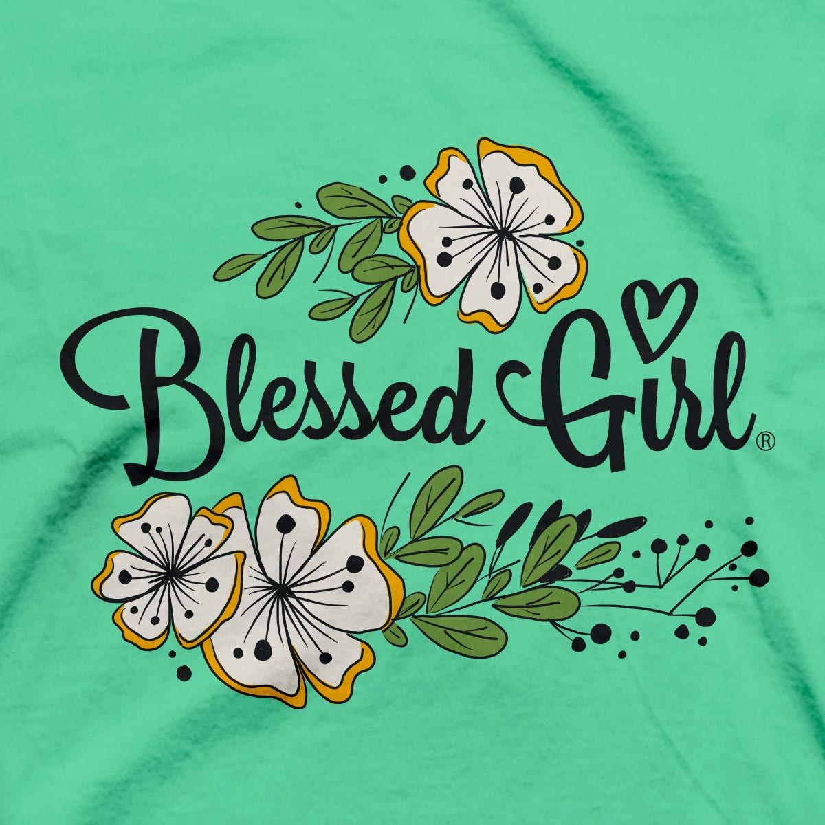 Blessed Girl Womens T-Shirt Bee Strong