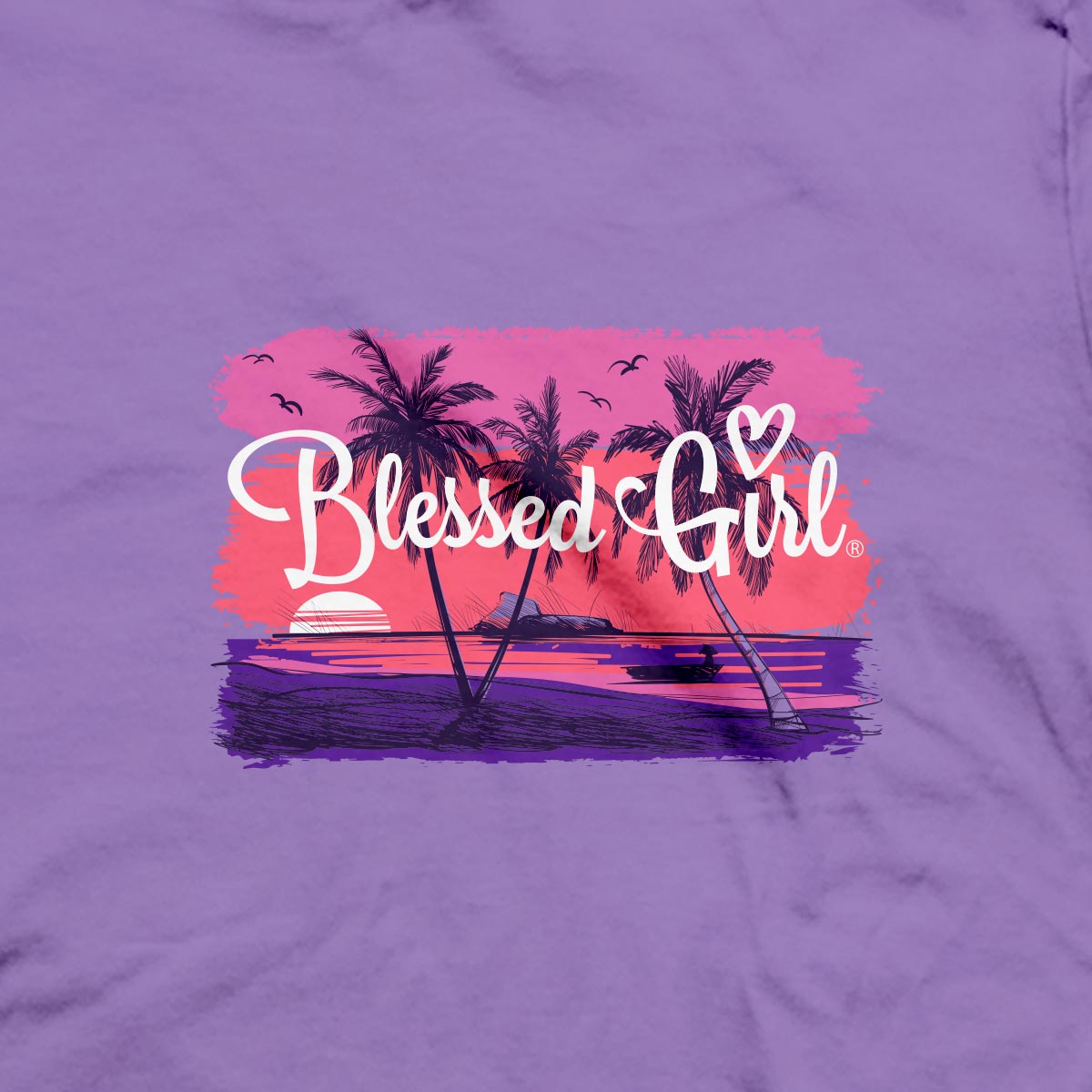 Blessed Girl Womens T-Shirt Rest In God