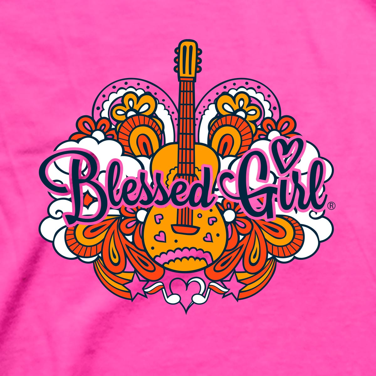 Blessed Girl Womens T-Shirt Made To Worship
