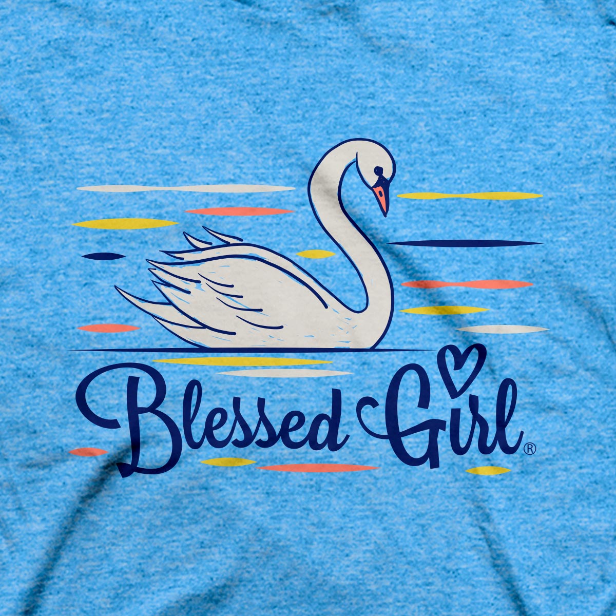 Blessed Girl Womens T-Shirt Trust In The Lord