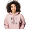 Blessed Girl Womens Hooded Sweatshirt Faith Over Fear
