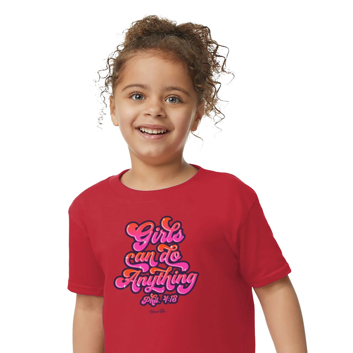 Blessed Girl Kids T-Shirt Girls Can Do Anything