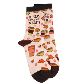 Blessed Girl Womens Socks Jesus Loves You