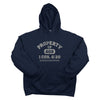 Light Source Mens Hooded Sweatshirt Property Of God