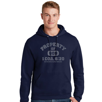 Light Source Mens Hooded Sweatshirt Property Of God