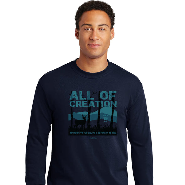 Light Source Mens Long Sleeve T-Shirt Creation
