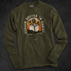 Light Source Mens Long Sleeve T-Shirt Remain Rooted In Christ