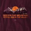 Light Source Mens Long Sleeve T-Shirt God On The Mountain
