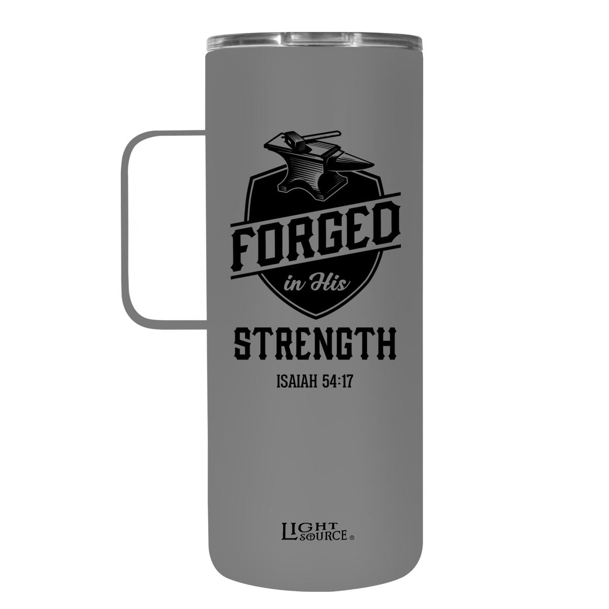 Light Source 22 oz Stainless Steel Mug With Handle Forged